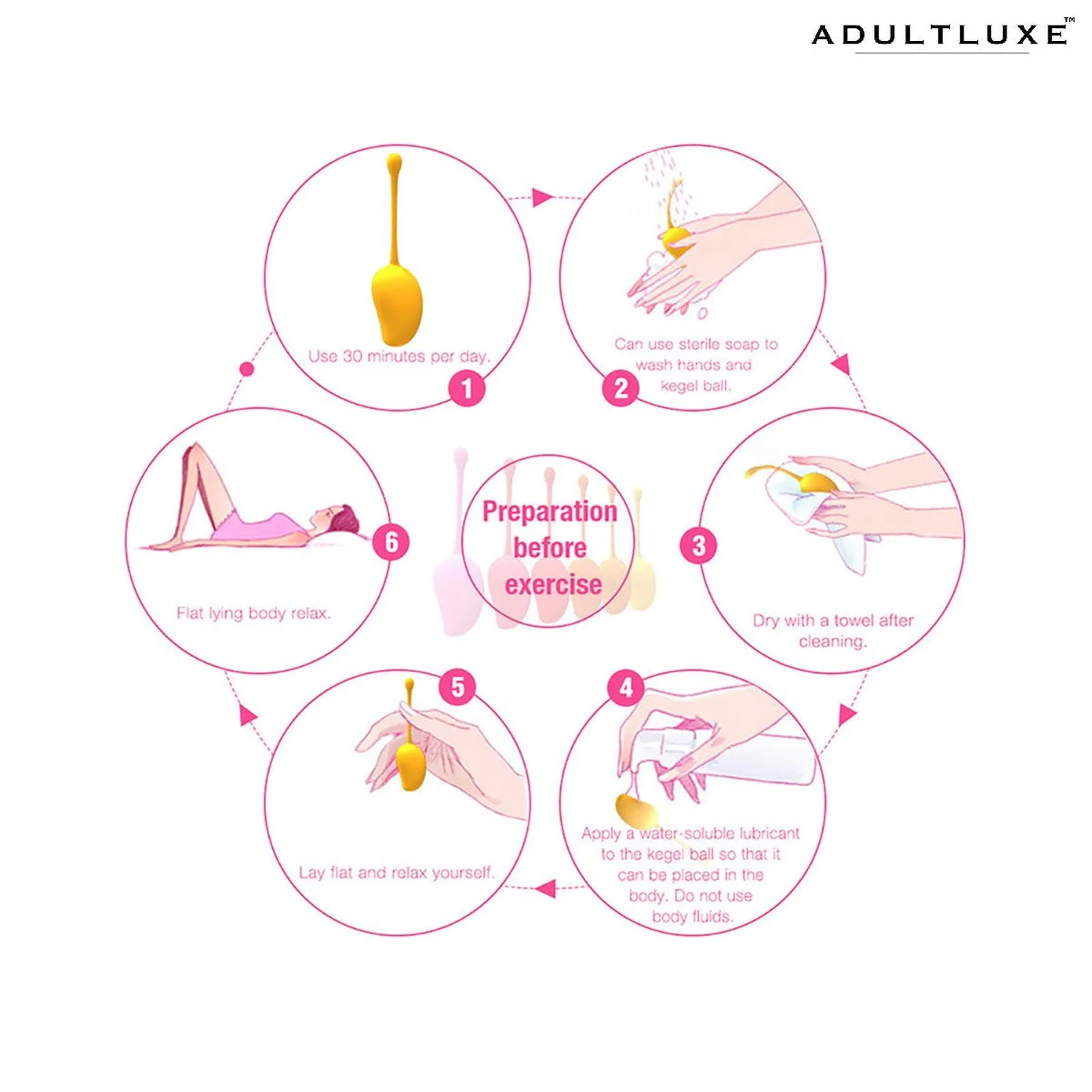 Mango Tropical 6pc Weighted Kegels by Honey Playbox