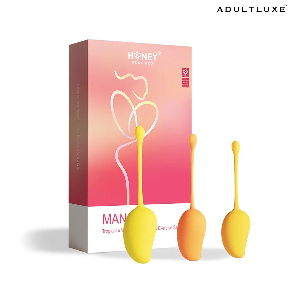 Mango Tropical 6pc Weighted Kegels by Honey Playbox