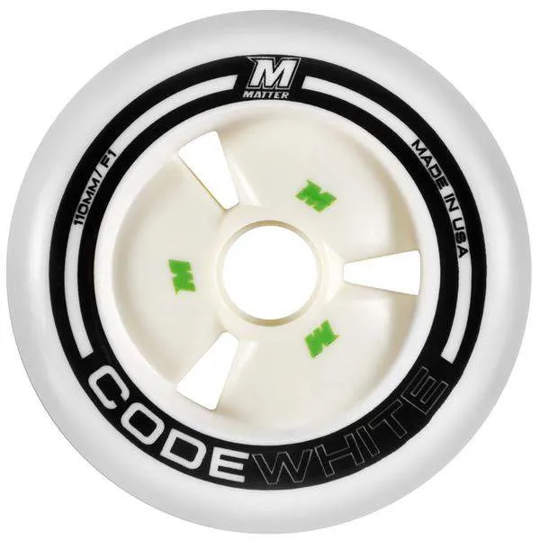 Matter CODE WHITE F1 110mm Wheels (Singles)
