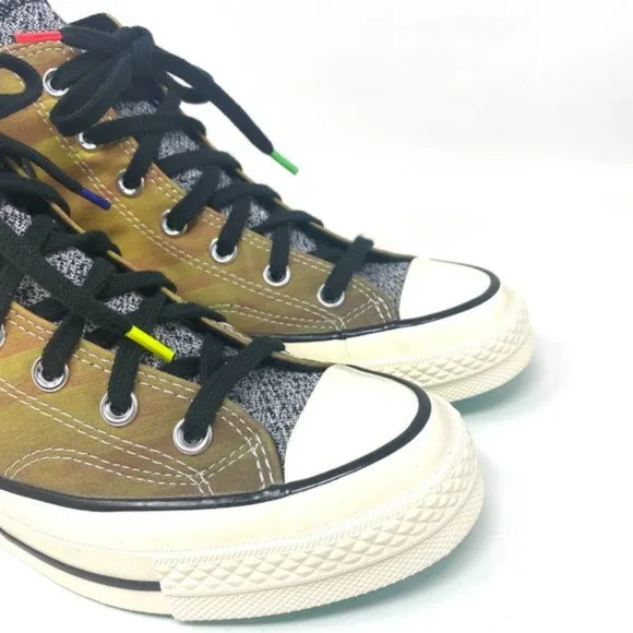💖MEGA SALE💖Converse Women  171692C CHUCK 70 HI Brown Solar Red Electric Aqua
