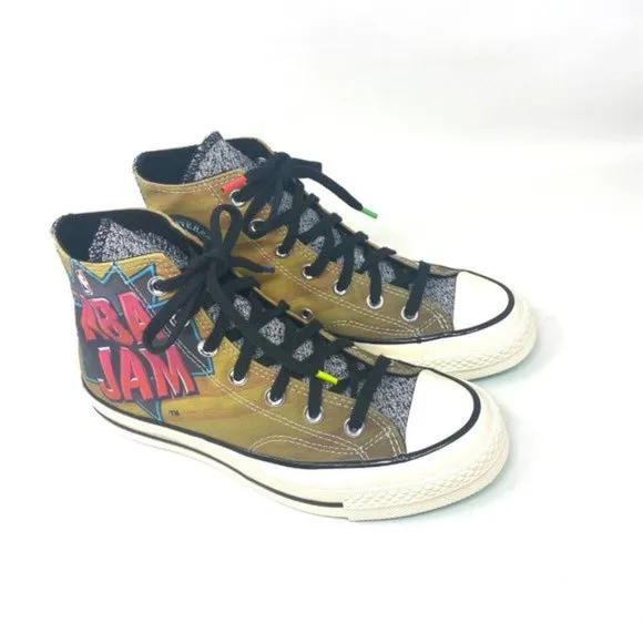 💖MEGA SALE💖Converse Women  171692C CHUCK 70 HI Brown Solar Red Electric Aqua