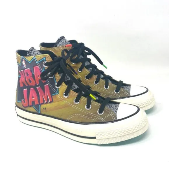 💖MEGA SALE💖Converse Women  171692C CHUCK 70 HI Brown Solar Red Electric Aqua