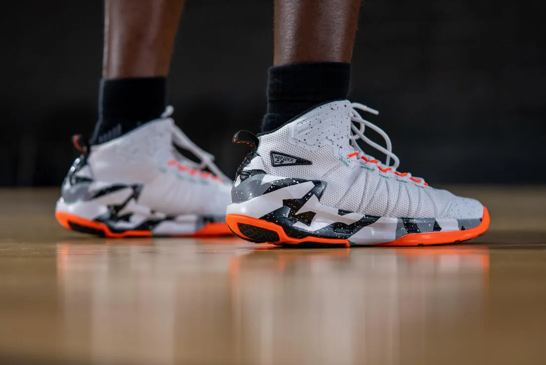 Men's/Women's Basketball Shoes SS500 - Grey/Orange