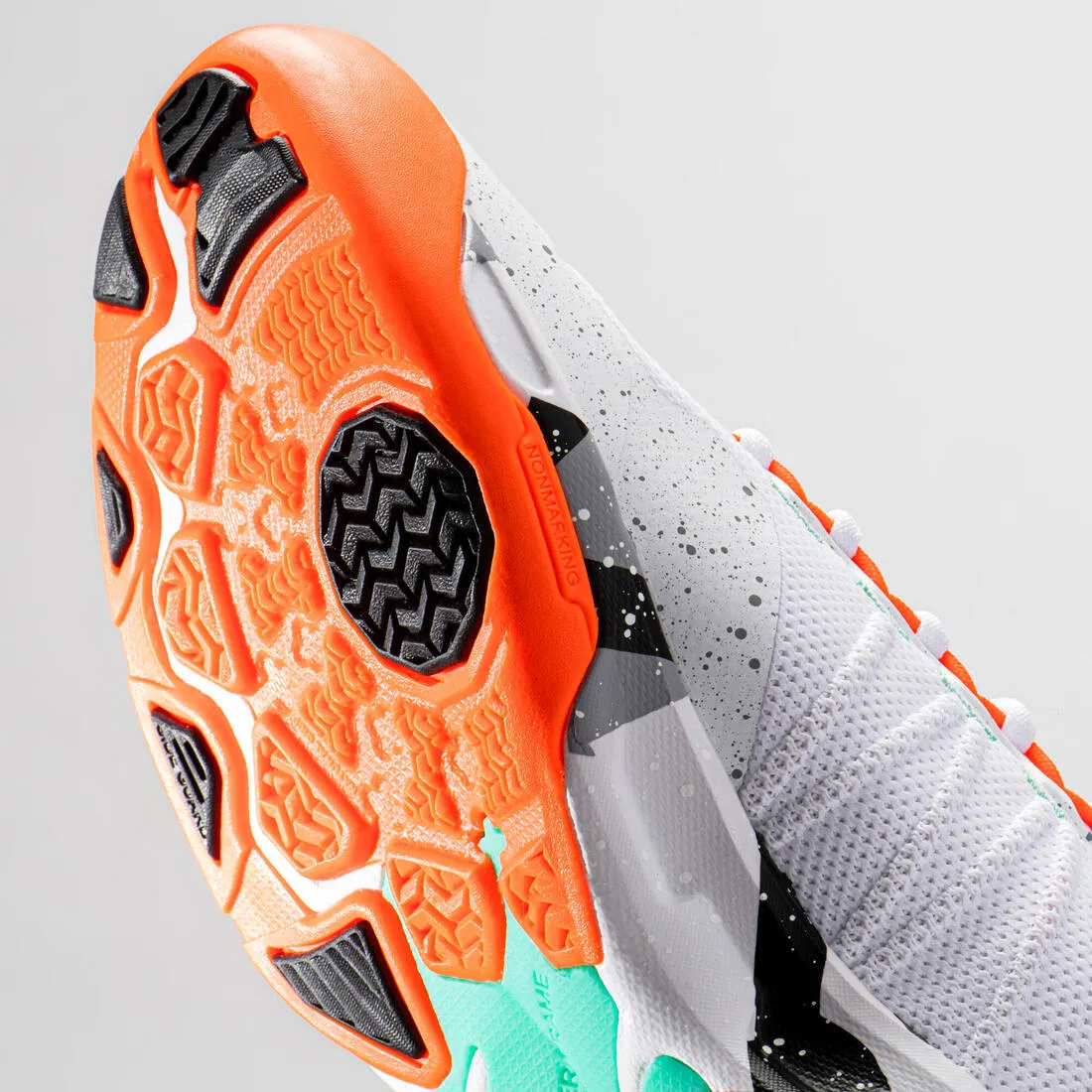 Men's/Women's Basketball Shoes SS500 - Grey/Orange