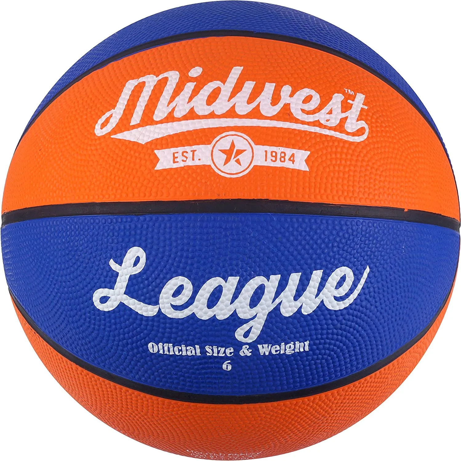 Midwest Usa Basketball (Orange & Blue)