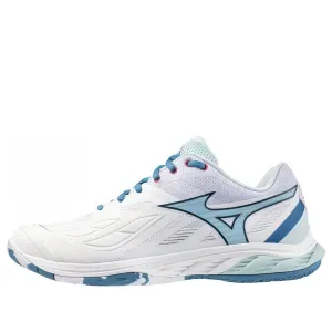 Mizuno Wave Fang 2 2024 Unisex Badminton Shoes (White/Sailor Blue/Bluejay)