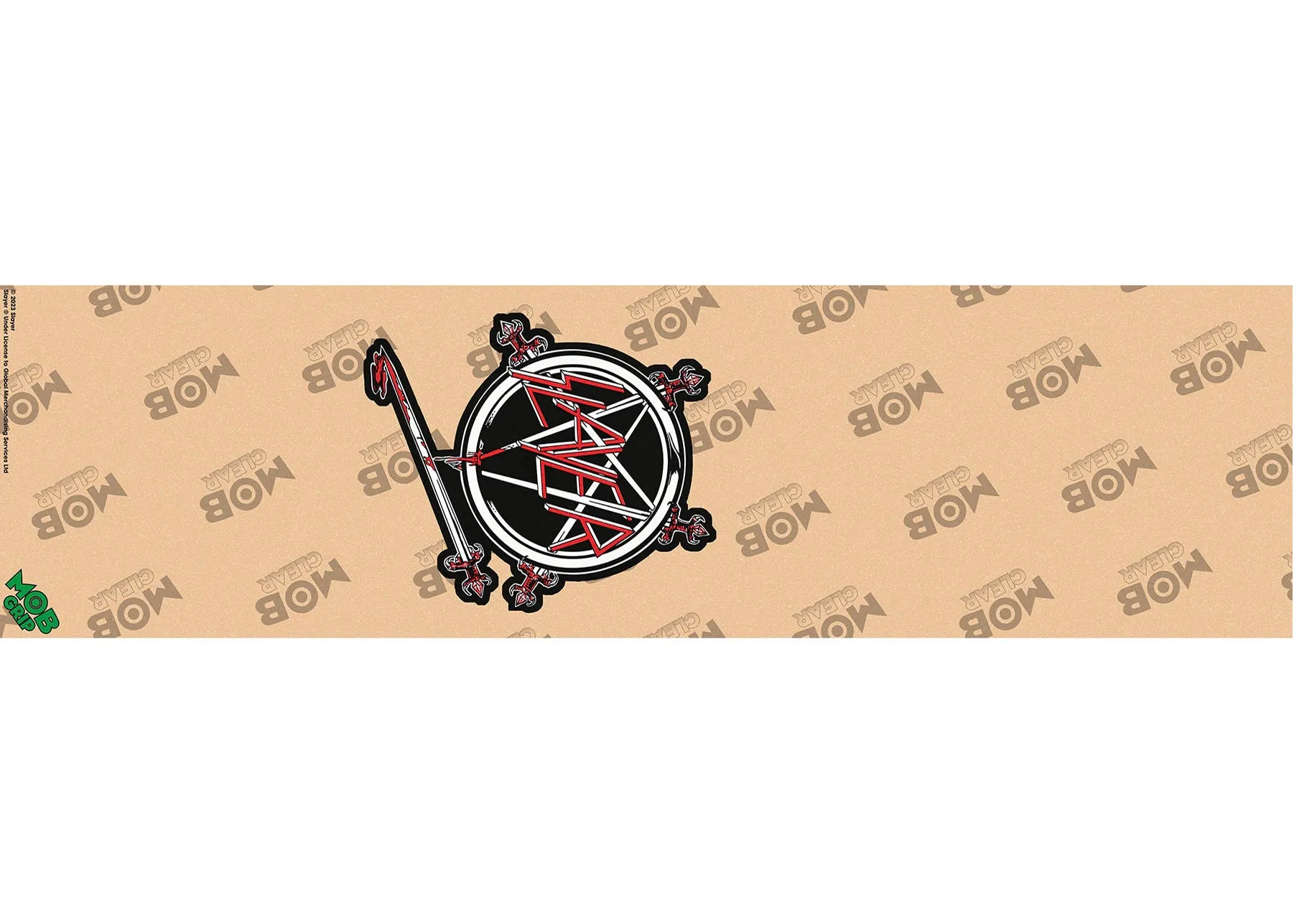 Mob Slayer Pentagram Griptape Clear