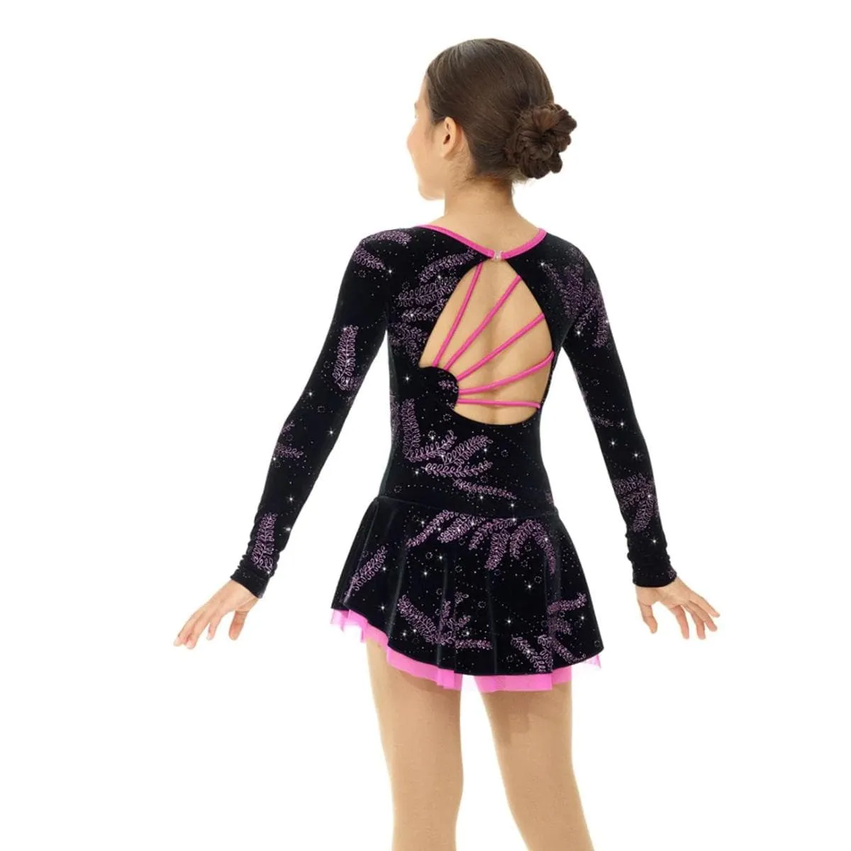 Mondor 12934 Glitter Velvet Dress - Child