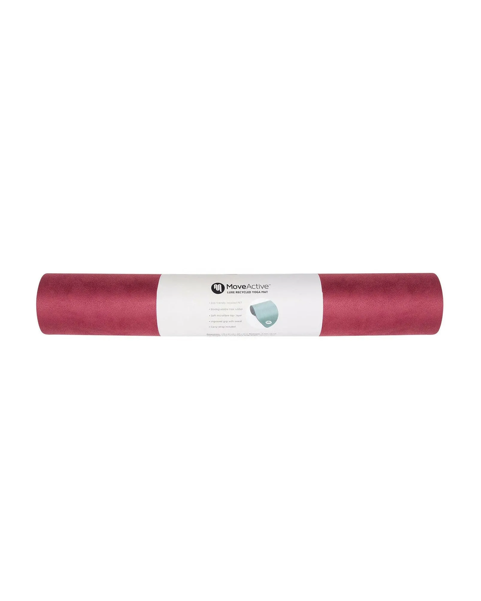 Move Active Luxe Recycled Yoga Mat - Crimson Dream