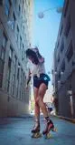 MOXI RAINBOW RIDER ASPHALT BLACK SKATES