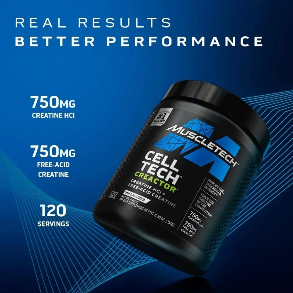 MuscleTech Creactor 120 servings (Expiry 2026)