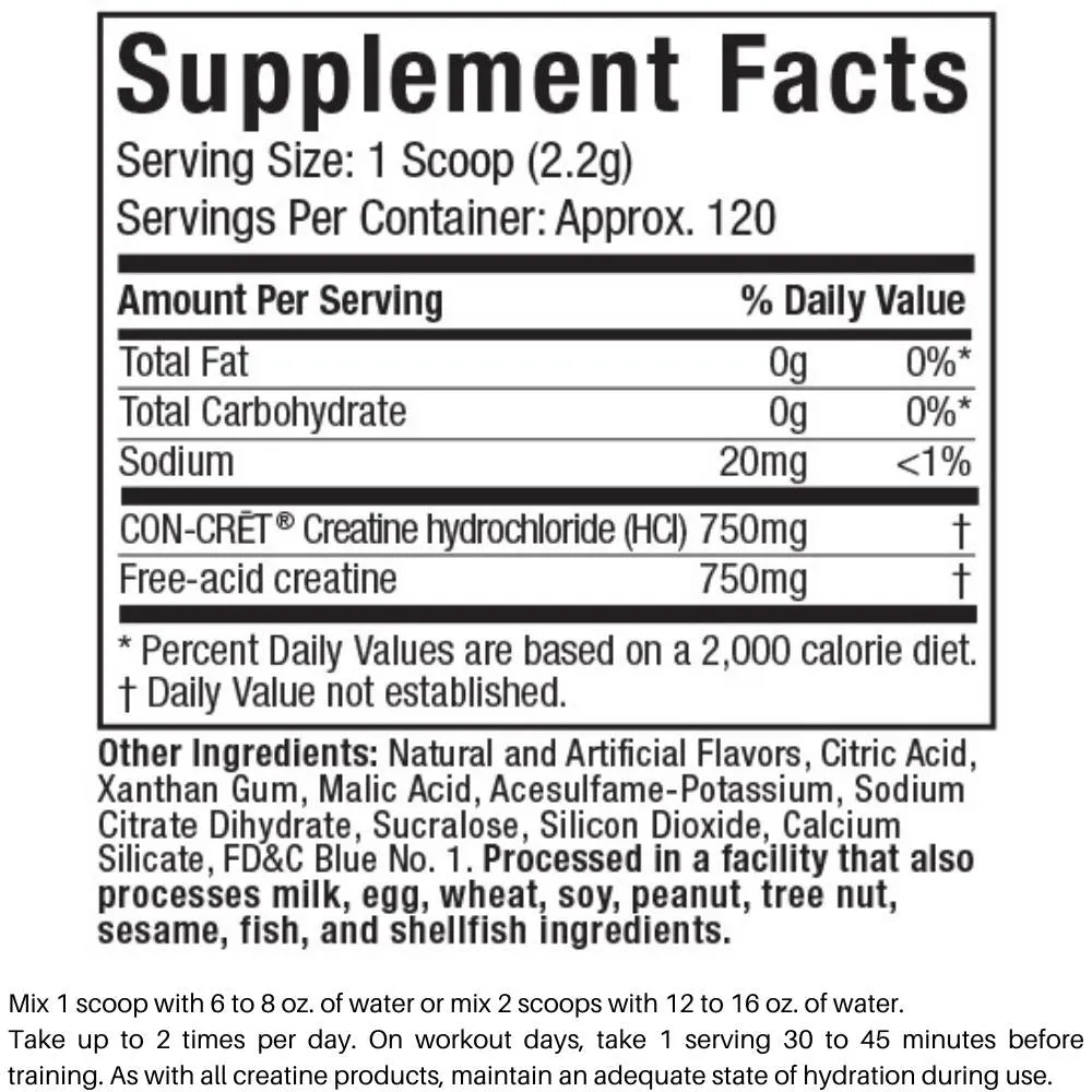 MuscleTech Creactor 120 servings (Expiry 2026)
