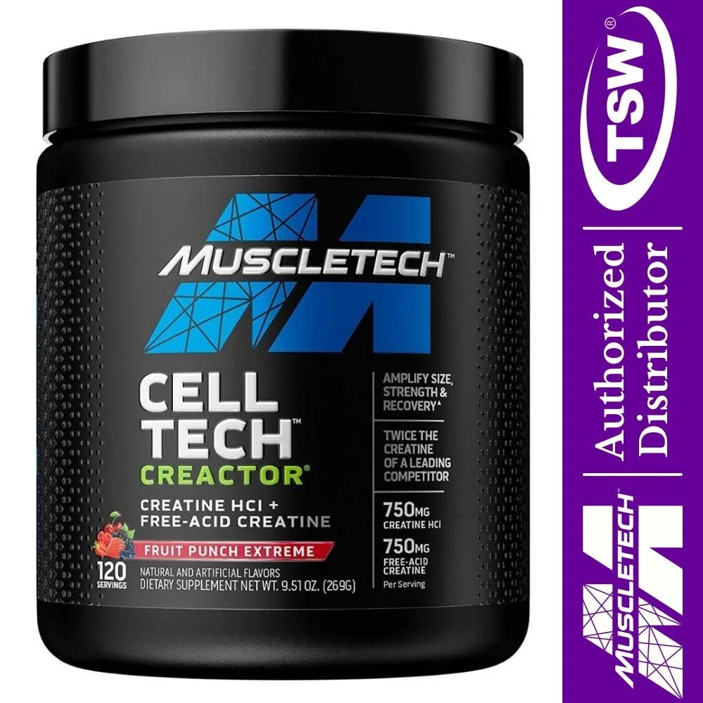 MuscleTech Creactor 120 servings (Expiry 2026)