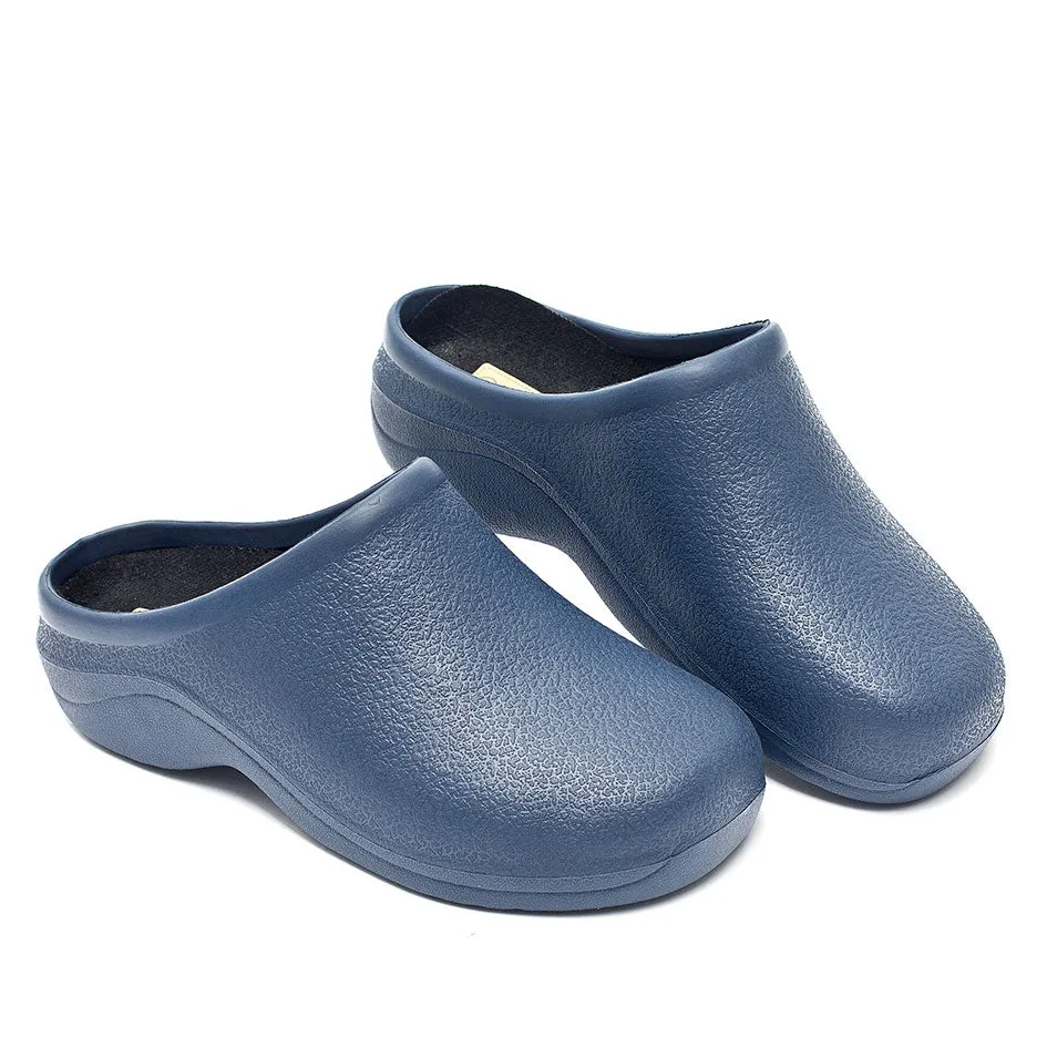 Navy Ladies Garden Clogs Backdoorshoes®