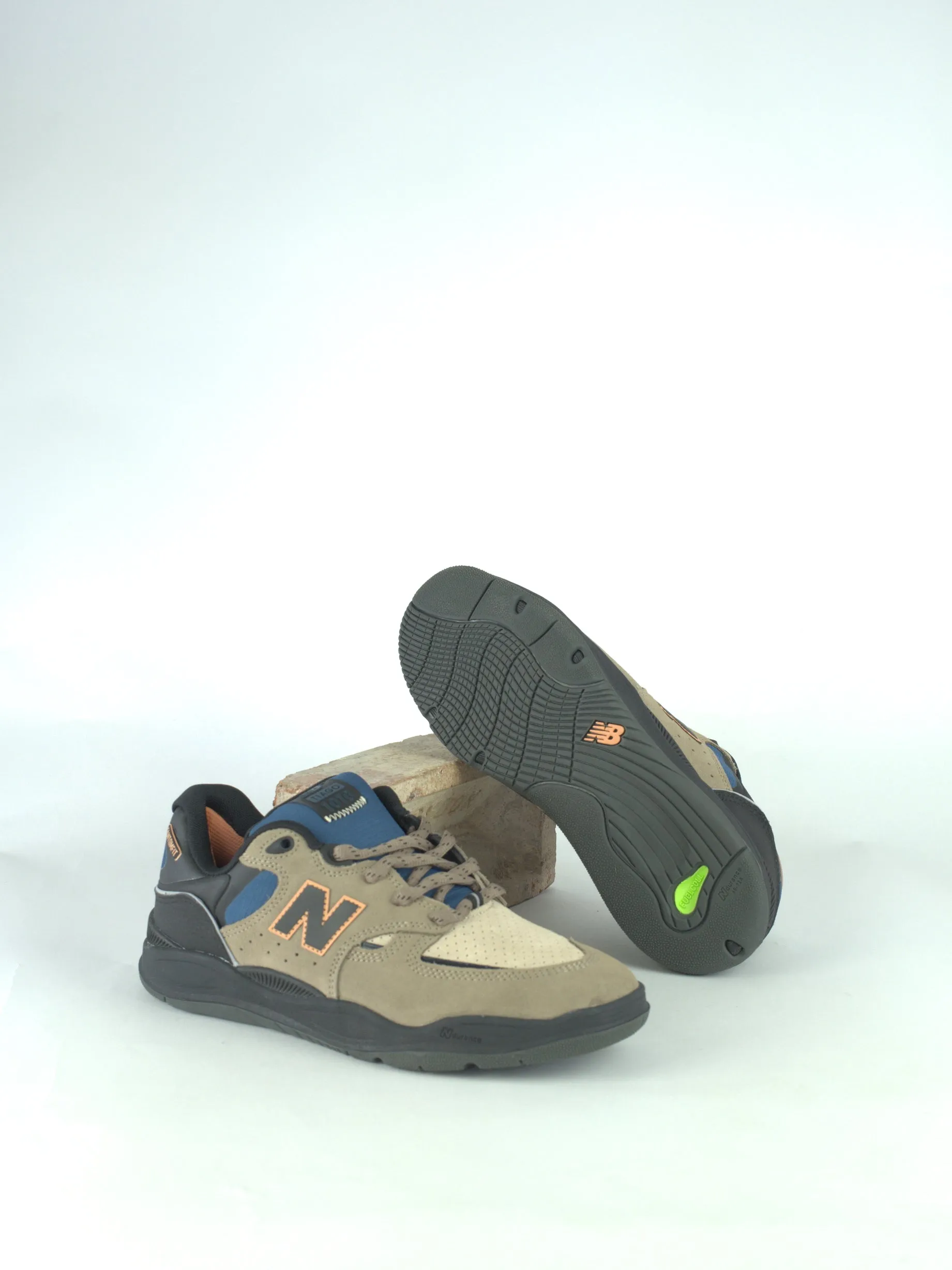 New Balance Numeric Tiago Lemos 1010's Lc - Mushroom / Teal - Pro Skate Shoe