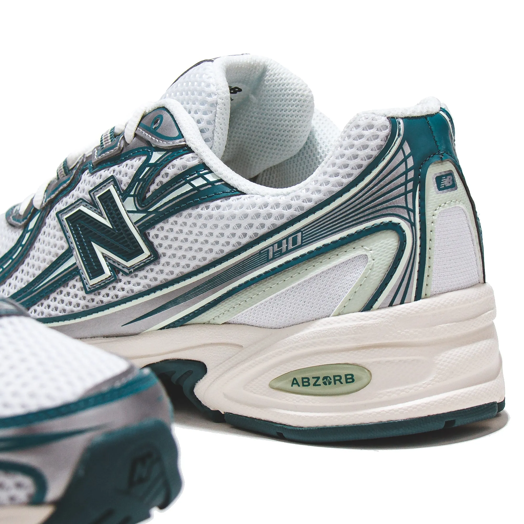 New Balance Unisex 740 White Green U740GR2