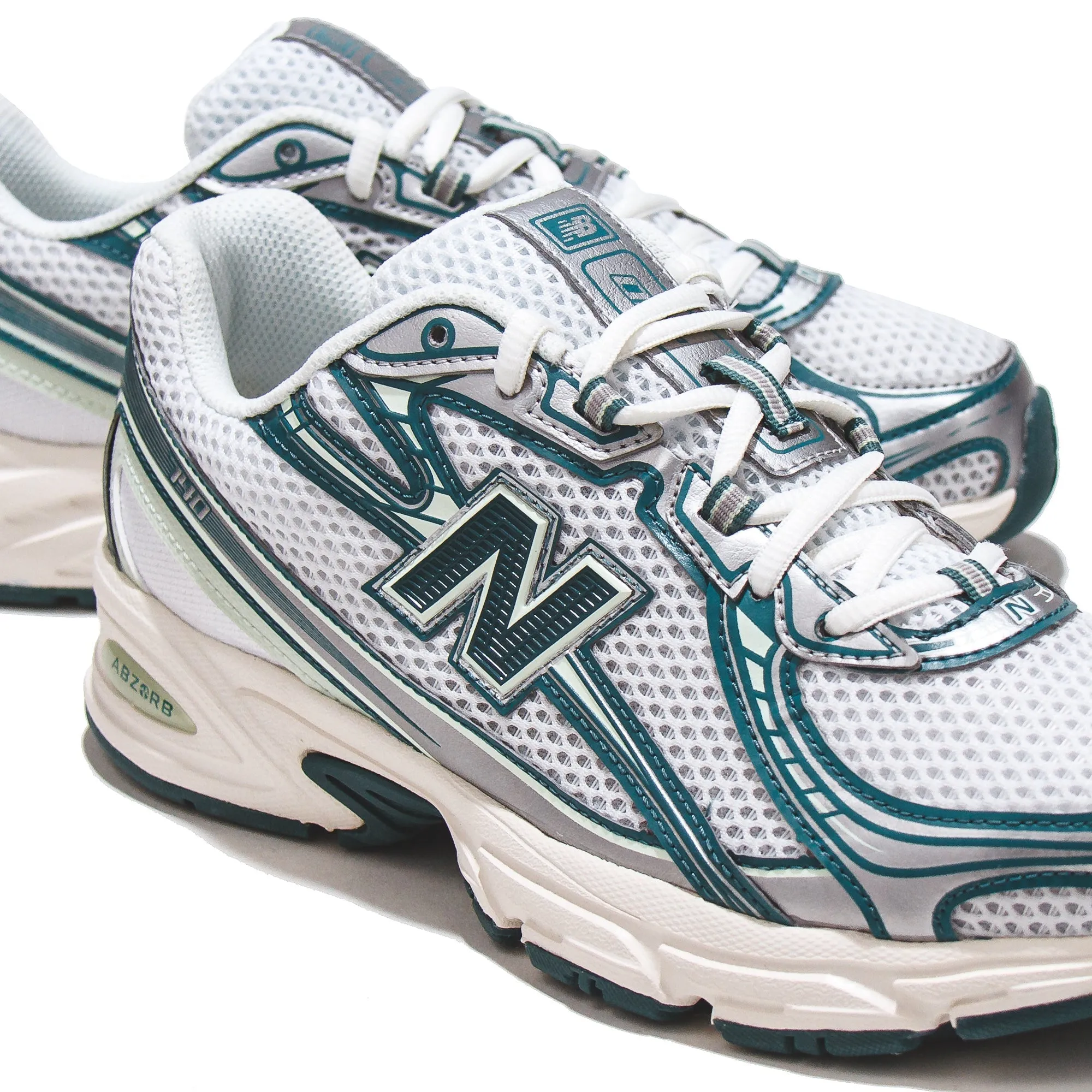 New Balance Unisex 740 White Green U740GR2