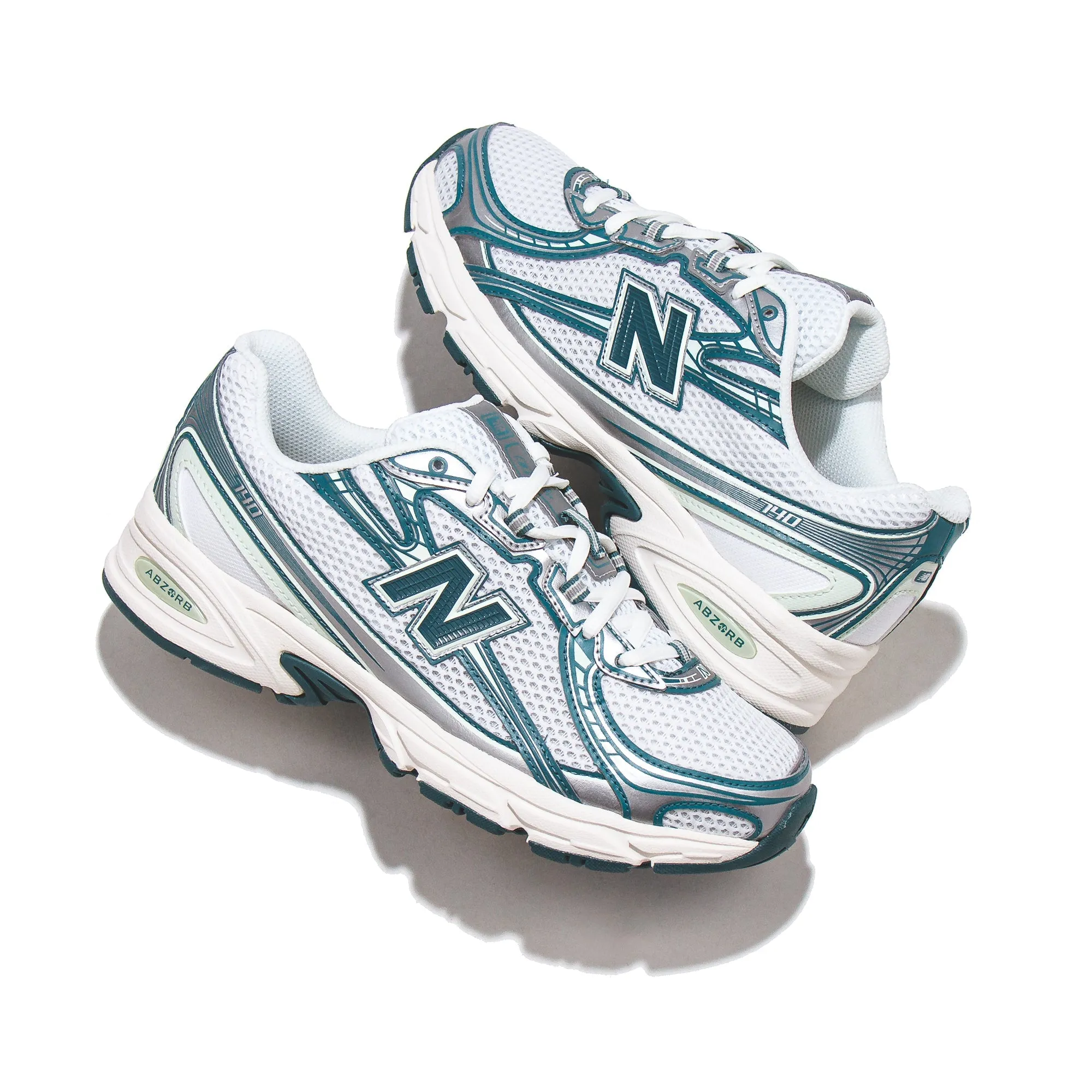New Balance Unisex 740 White Green U740GR2