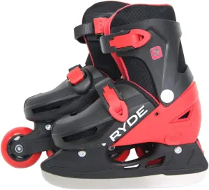 New in box! Ryde 2in1 Convertible Inline/Ice Skate Boys Size Y12-2