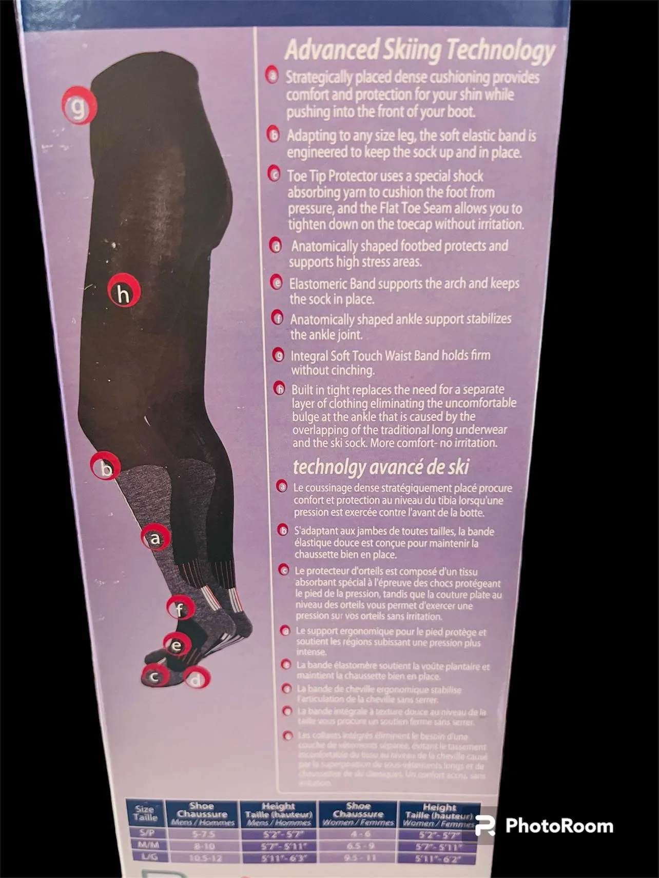 New Performance legwear for Adults with thermocool fabric to keep warm, wicks away moisture, absorbs shock & regulates temperature! Great for any outdoor activity! Sz L Black! Made in Italy (Check sizing in description)