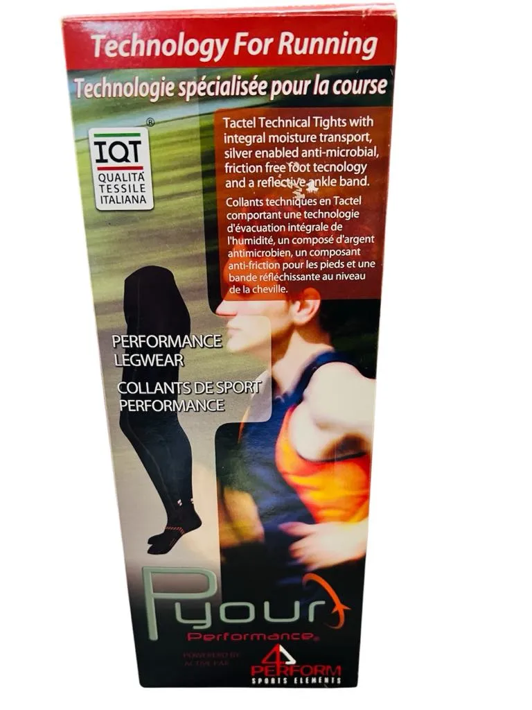 New Performance legwear for Adults with thermocool fabric to keep warm, wicks away moisture, absorbs shock & regulates temperature! Great for any outdoor activity! Sz L Black! Made in Italy (Check sizing in description)