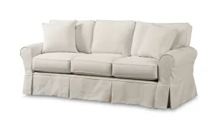 Newport II Slipcovered Sofa 84" 3/3