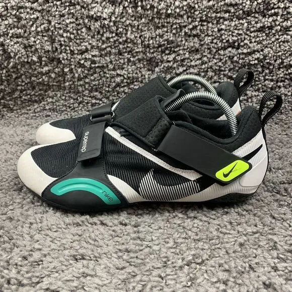 NIKE AIR ZOOM SUPERREP CYCLE &quot;INDOOR CYCLING&quot; BLACK-EMERALD SZ 10.5 CW2191-083