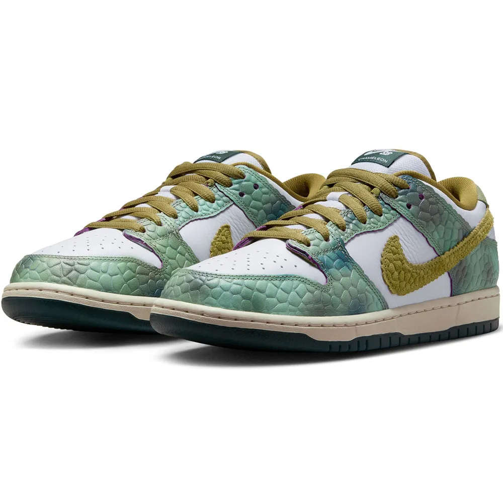 Nike SB Alexis Sablone Dunk Low Pro Shoes Oil Green/Desert Moss-White
