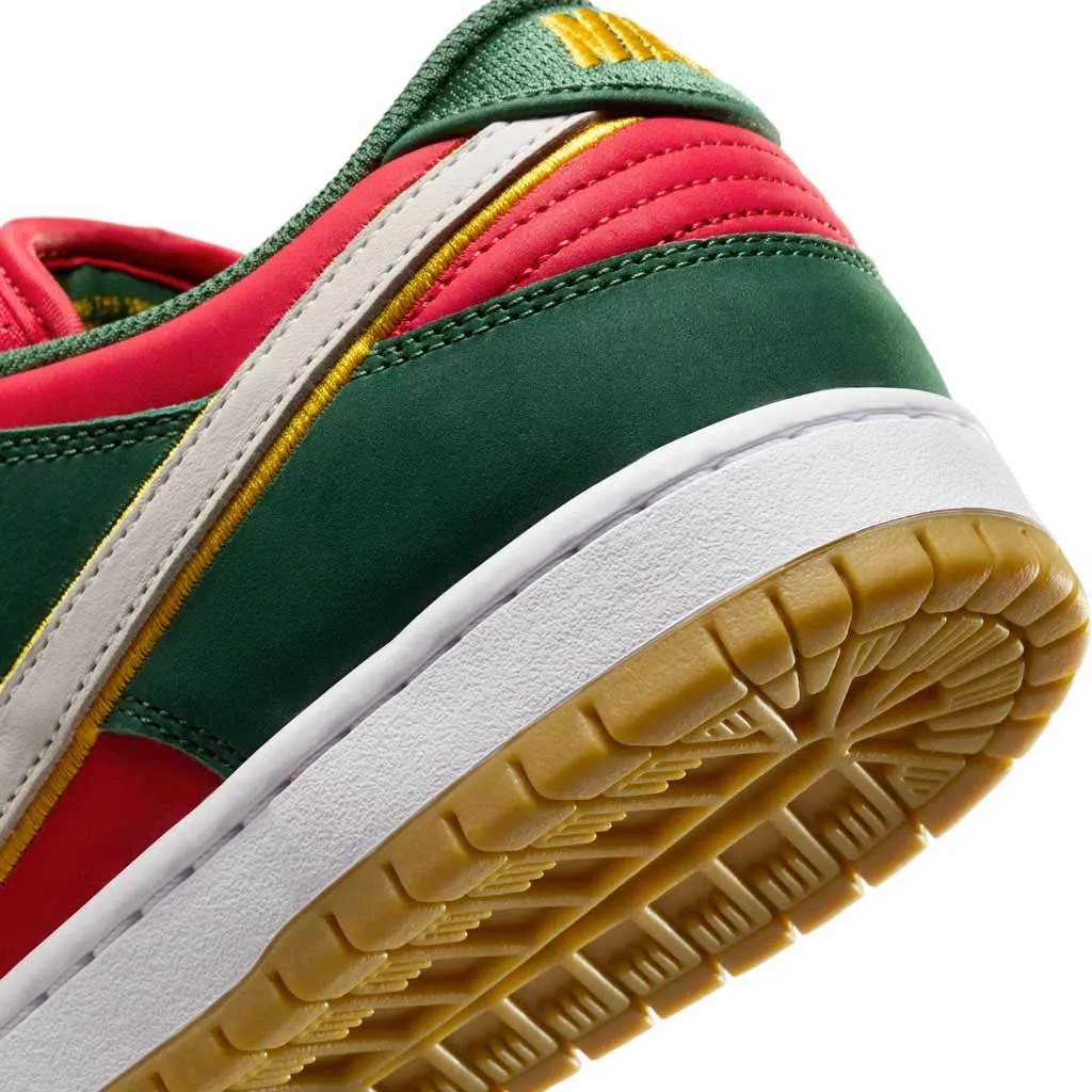 NIKE SB DUNK LOW PREMIUM SEATTLE SUPERSONICS - FIR/WHITE-UNIVERSITY GOLD-FIRE RED