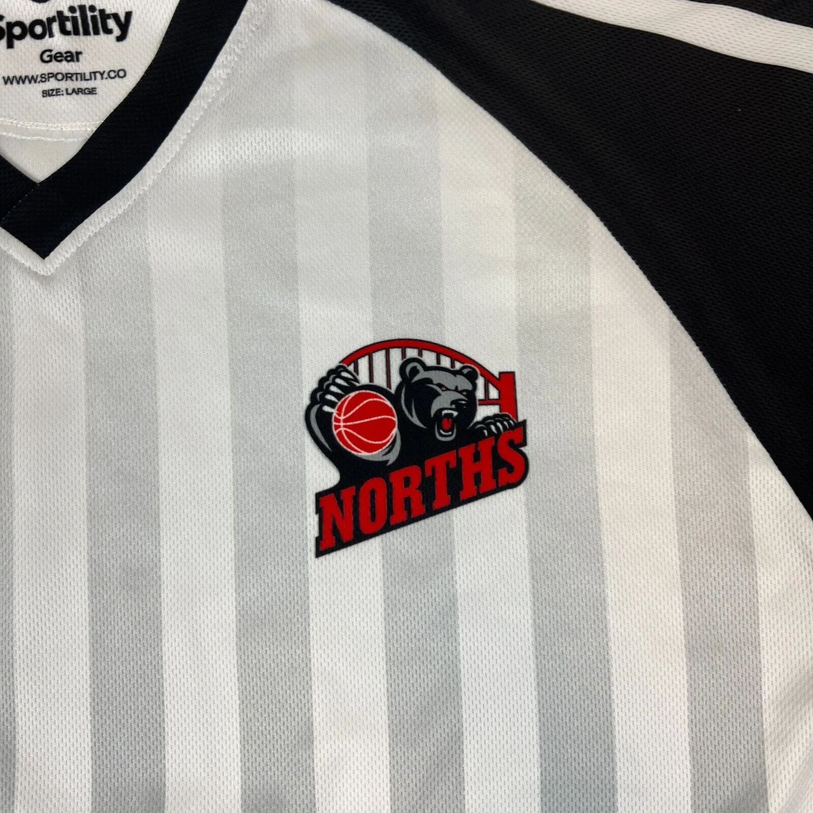 Norths Bears North Sydney Basketball T-Shirt Size Large