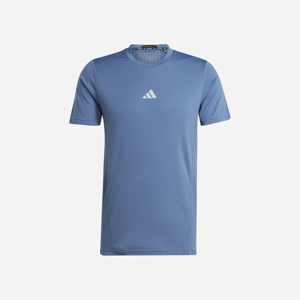 Áo Thun Nam Adidas Designed For Training Hiit Workout Heat.Rdy - Xanh Dương