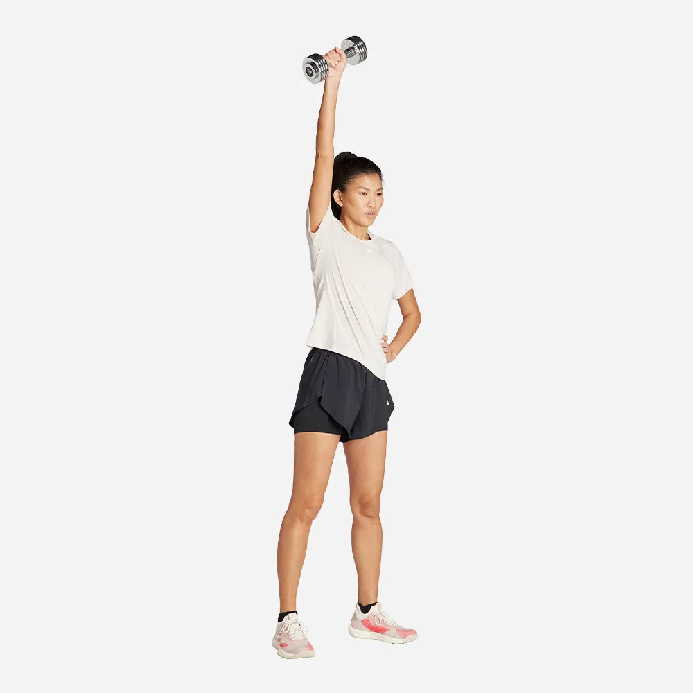 Áo Thun Tay Ngắn Nữ Adidas Designed For Training - Hồng