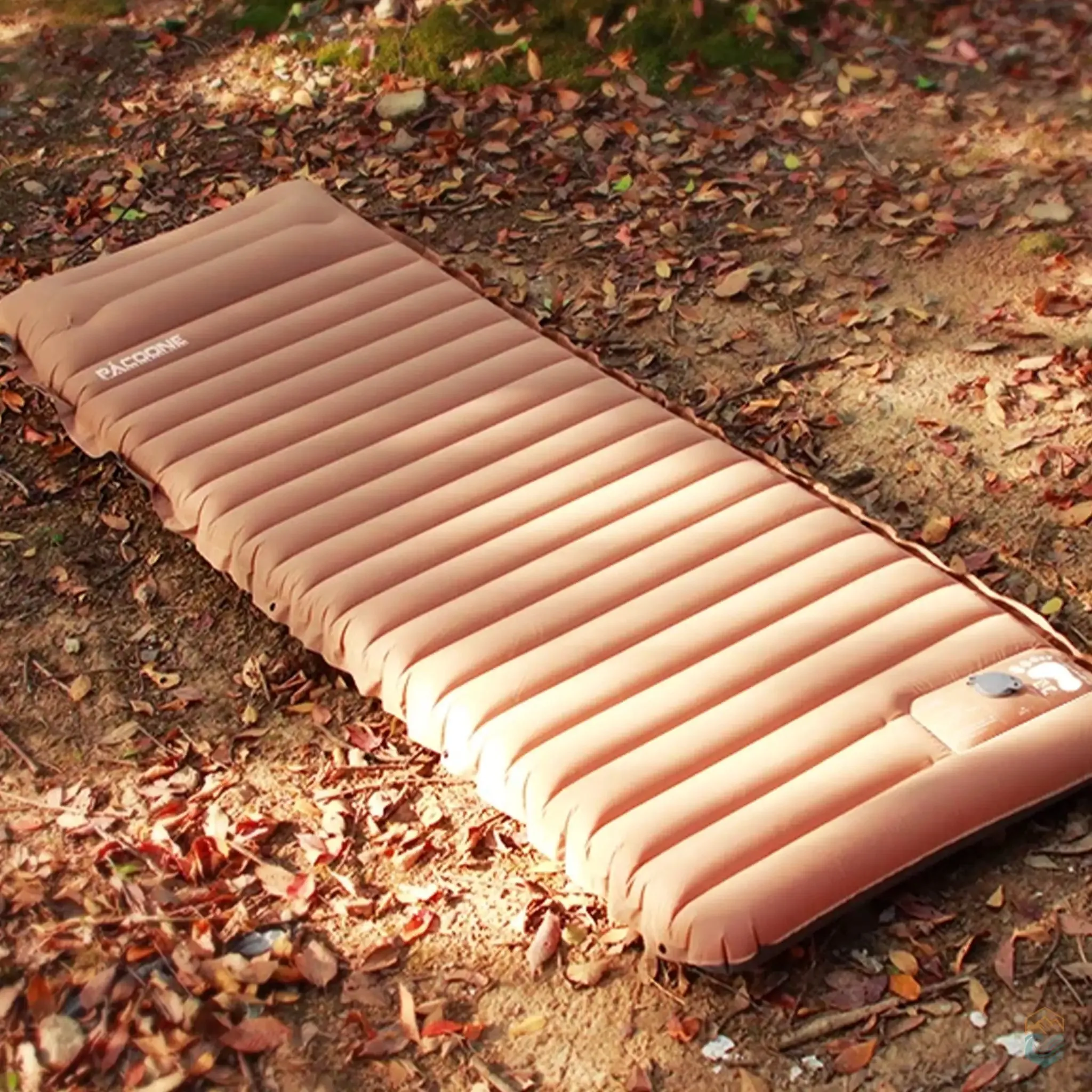 PACOONE 4" Thick Ultralight Self-Inflating Air Mattress with Splicing Design