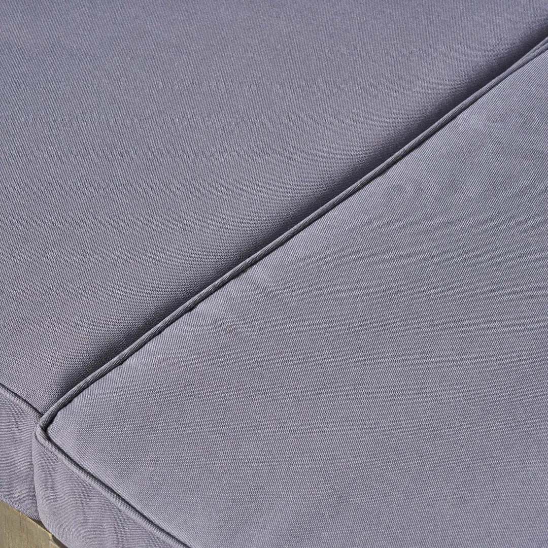 Patio Sofa with Cushions Highland Dunes Frame Color / Cushion Color: Gray Finish Frame / Dark Gray Cushion