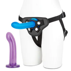 Pegging Training Set Strap on with S Dilod and L dildo