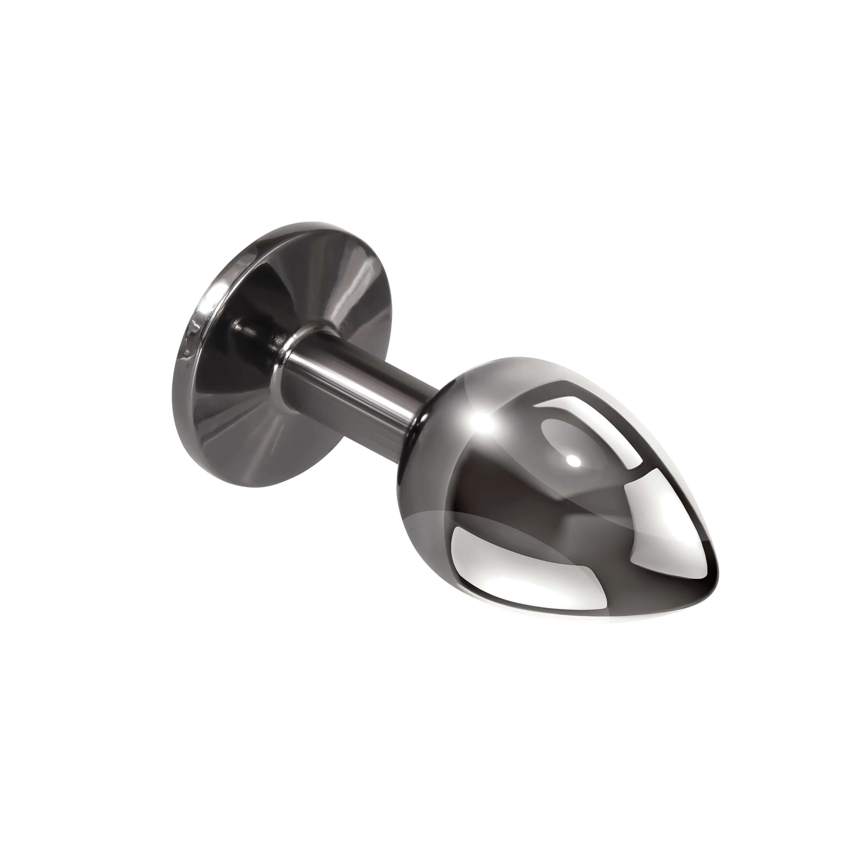 Pleasure 3 Ways - Butt Plug - Hematite