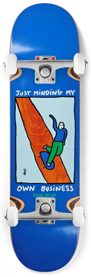 Polar Skate Co. Dane Brady Just Minding My Own Business x Venom Skateboards Core Custom Complete Skateboard - 8.0"