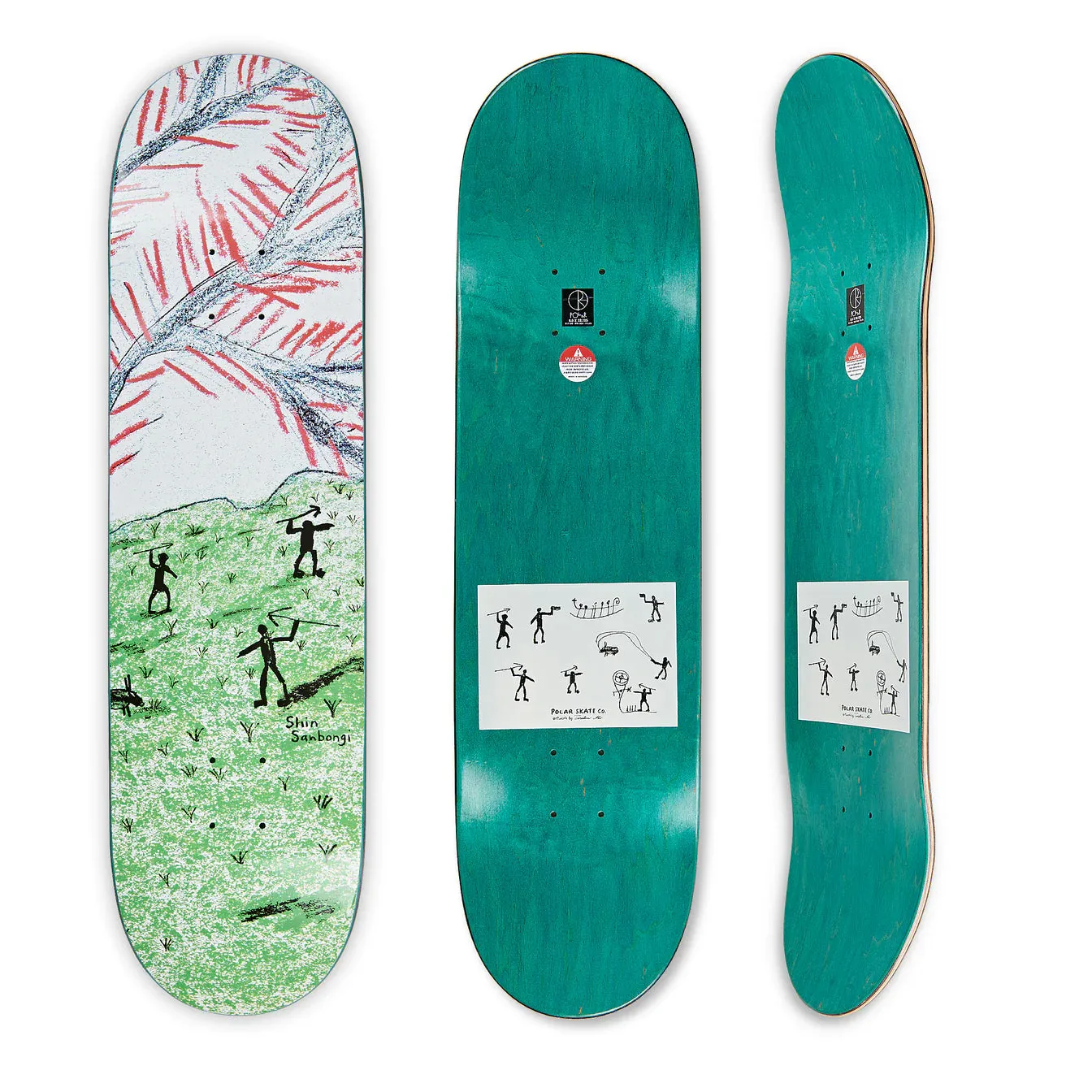 Polar Skate Co - Shin Sanbongi Hunters Skateboard Deck - 8.5