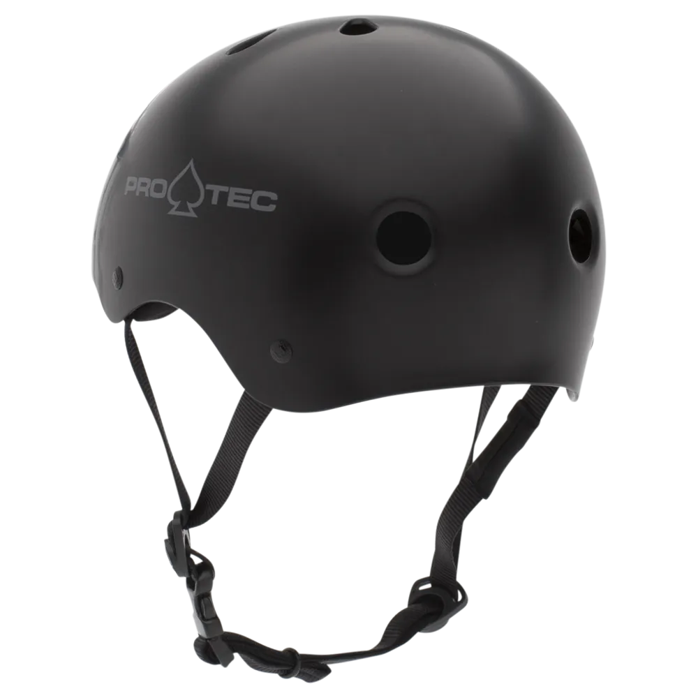 PRO-TEC CLASSIC SKATE MATTE BLACK HELMET