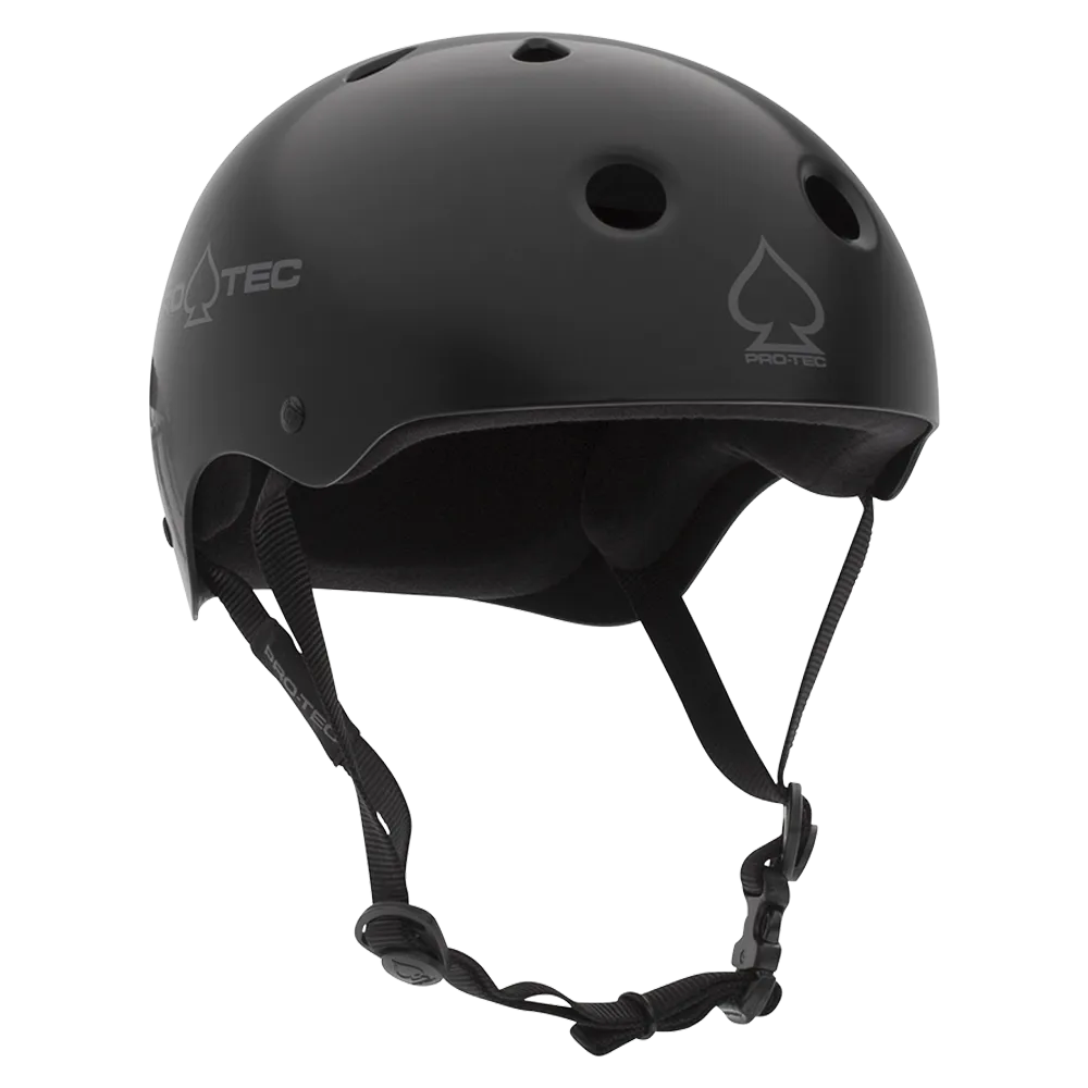 PRO-TEC CLASSIC SKATE MATTE BLACK HELMET