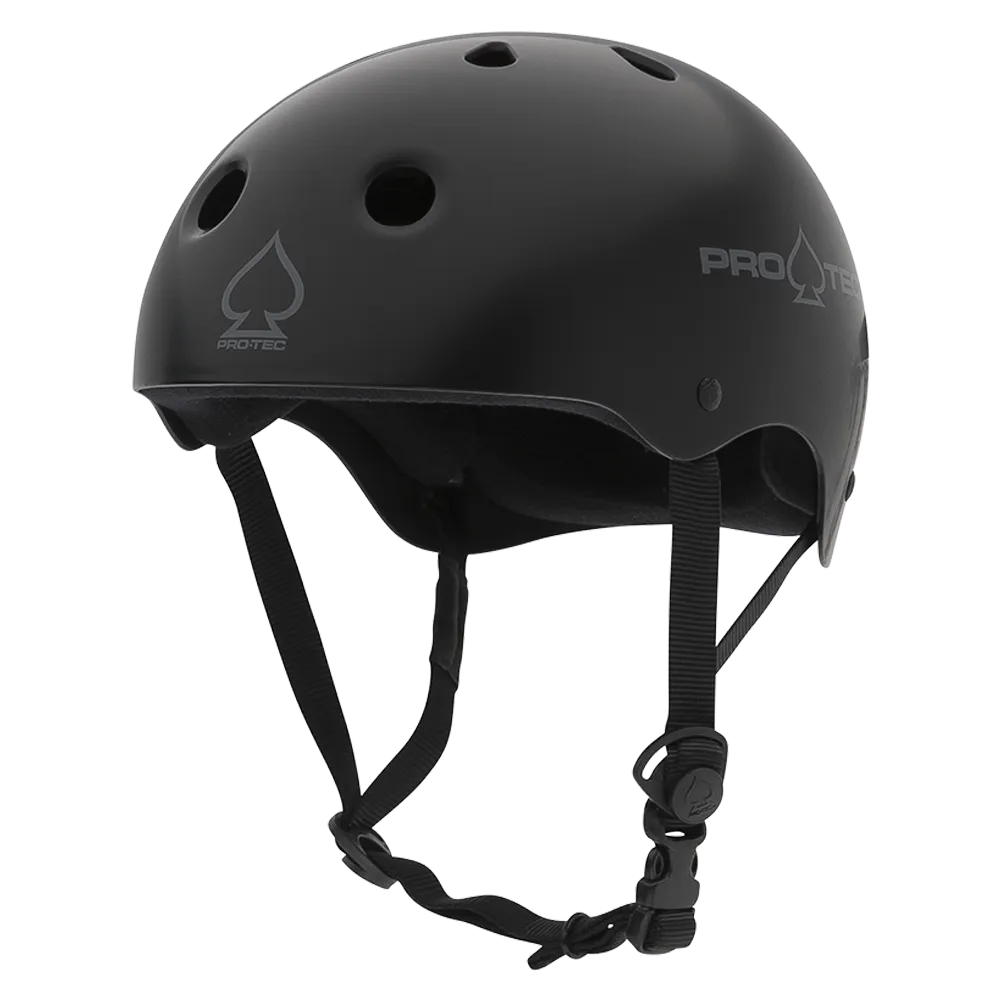 PRO-TEC CLASSIC SKATE MATTE BLACK HELMET