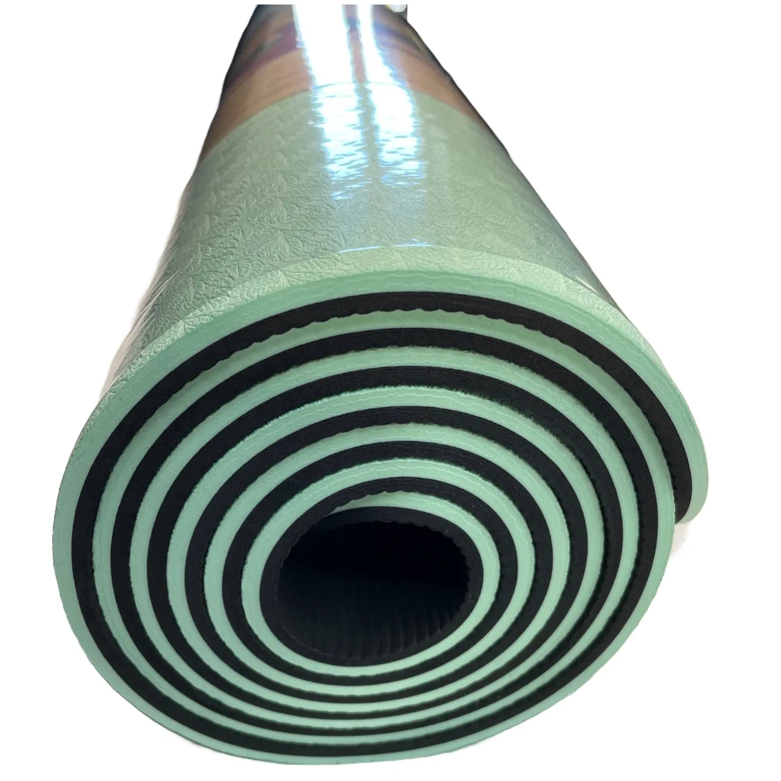 Professional Level Yoga / Pilates Mat - Staff Pick - Mint / Black