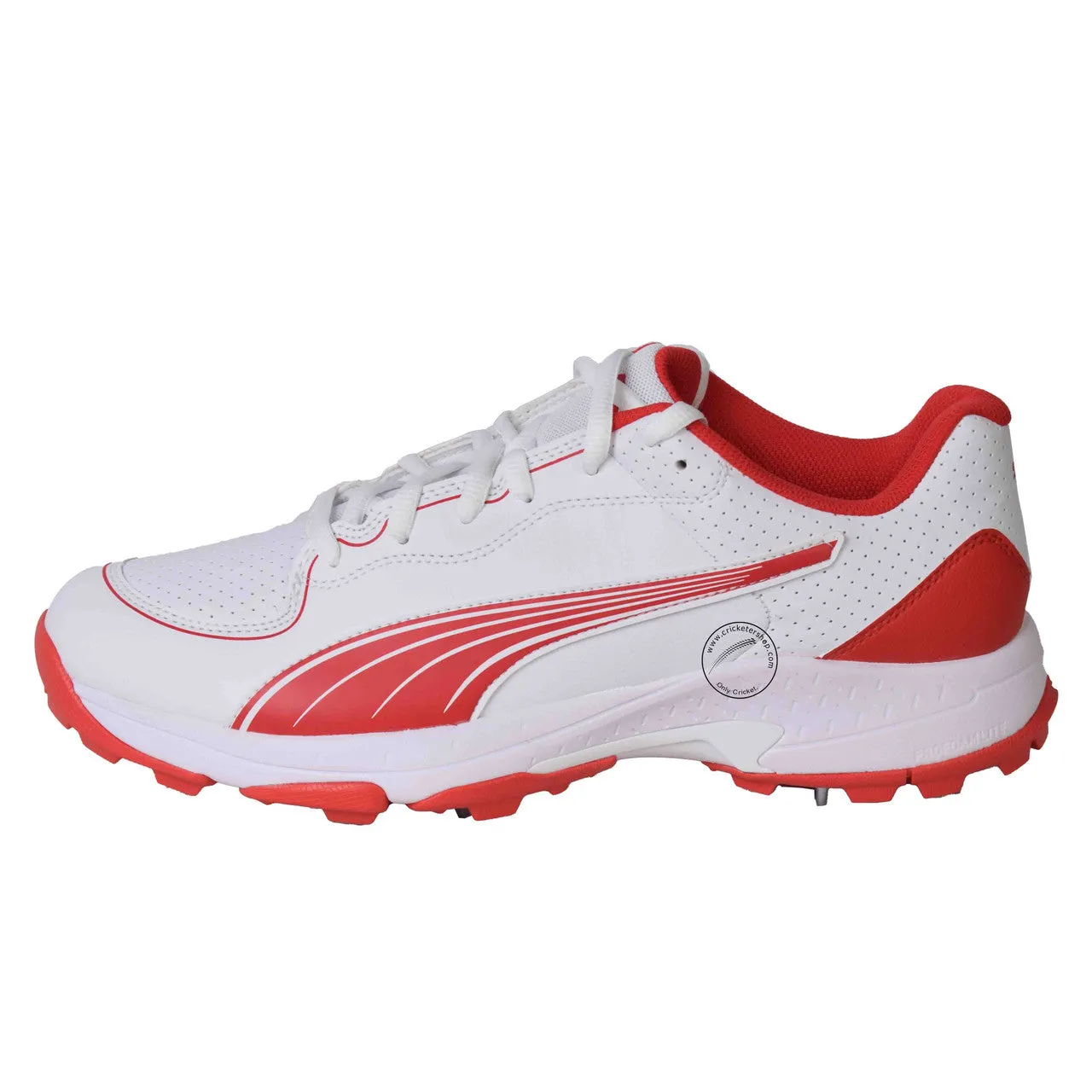 Puma 24.2 FH 10769801 Cricket Spike Shoes Red White Size