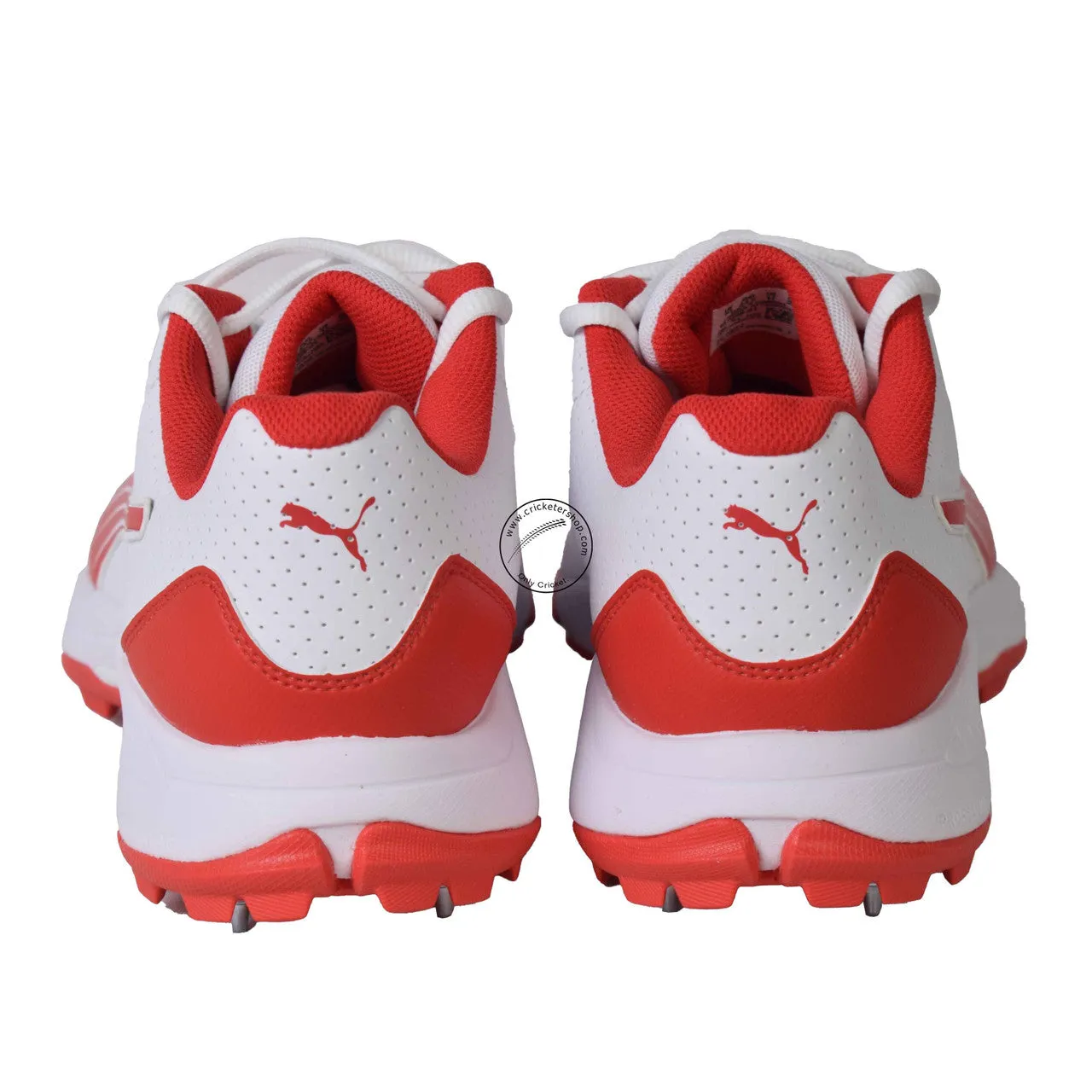 Puma 24.2 FH 10769801 Cricket Spike Shoes Red White Size