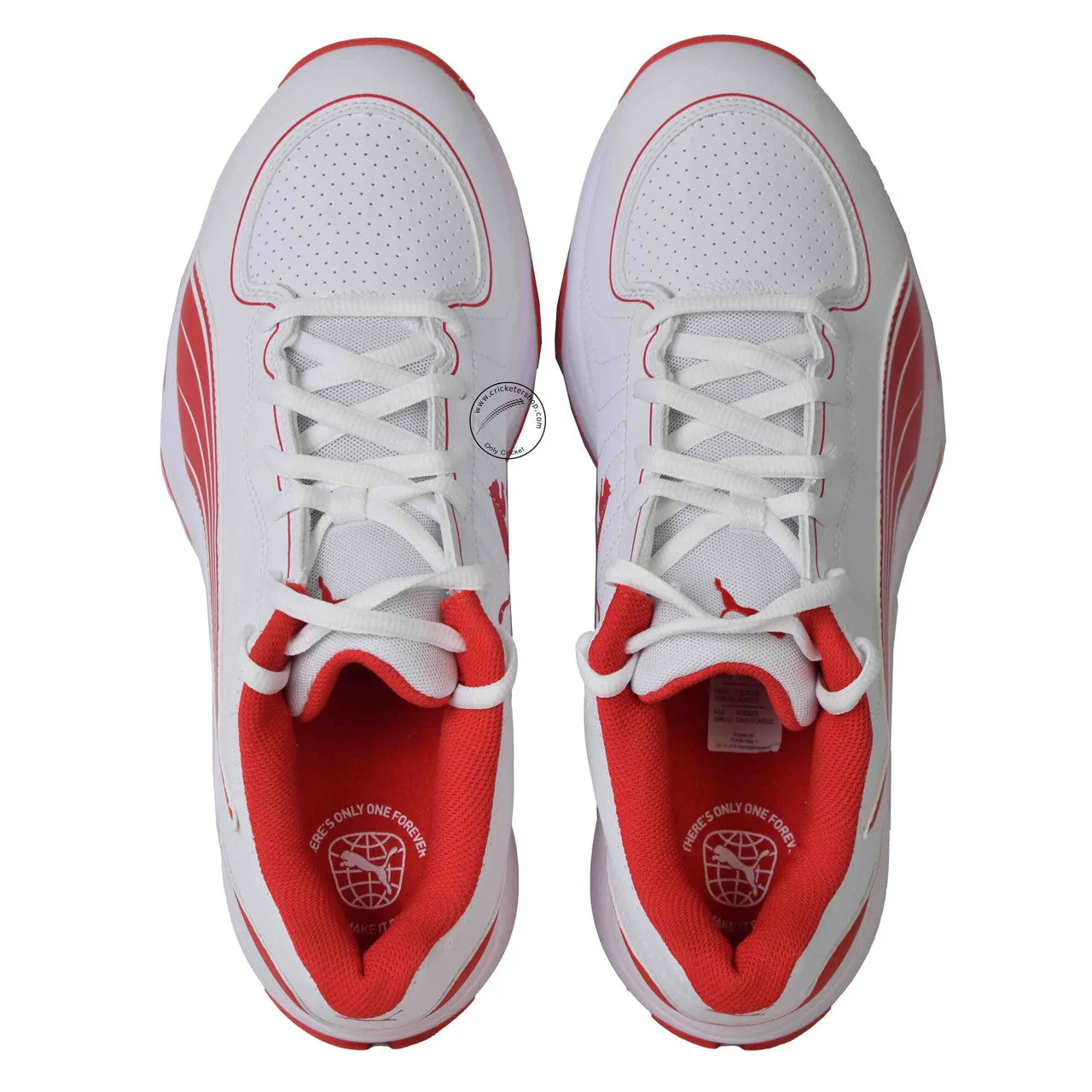 Puma 24.2 FH 10769801 Cricket Spike Shoes Red White Size