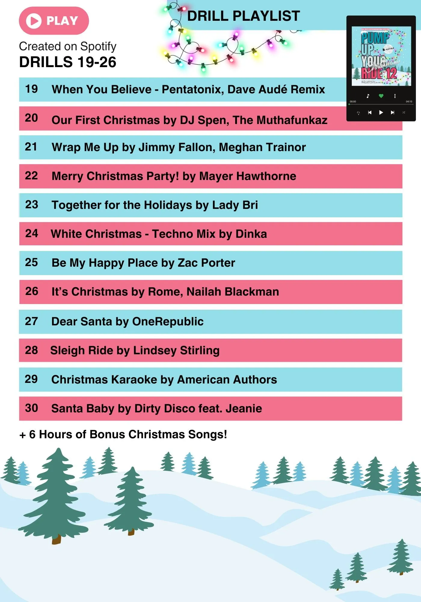 Pump Up Your Ride: Christmas Edition 2024