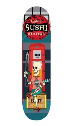 "Gas Station Sushi" Skate Deck