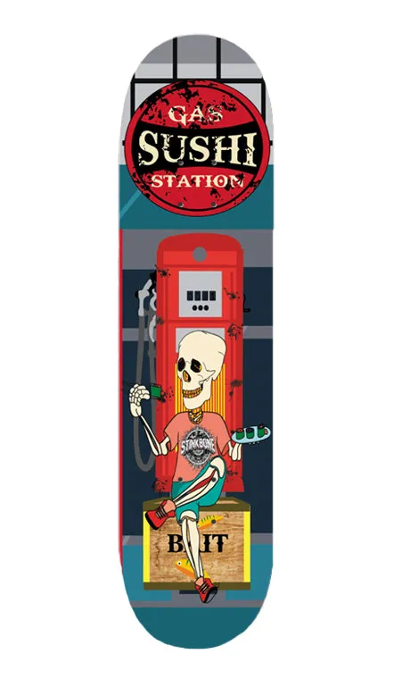 "Gas Station Sushi" Skate Deck