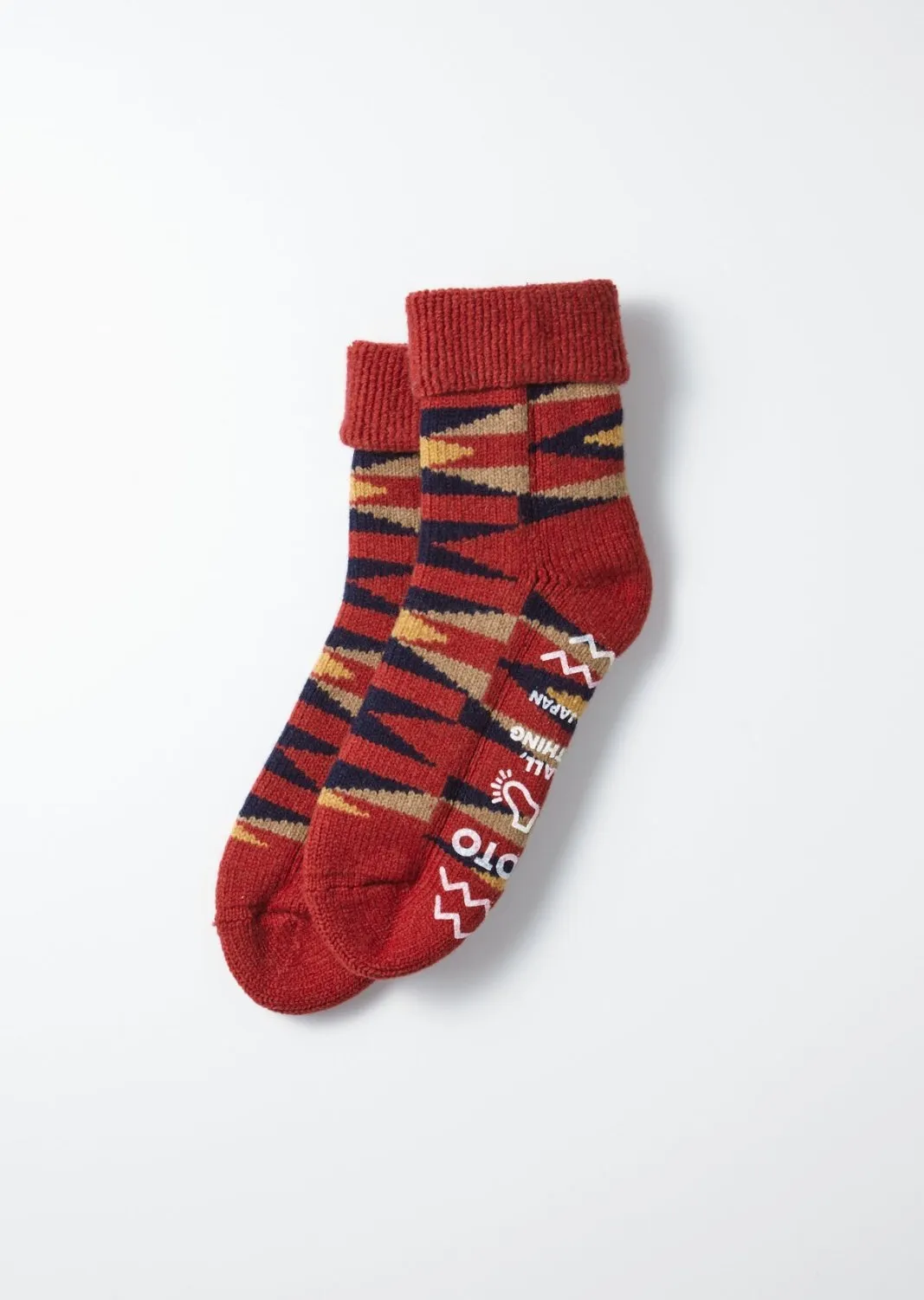 R1546 Merino Lambs Room Sock Red