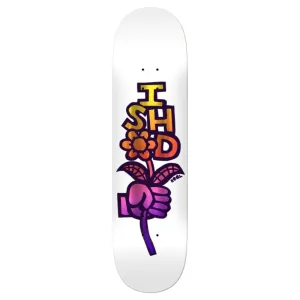 Real 8.38" Ishod Bouquet Skateboard Deck - White